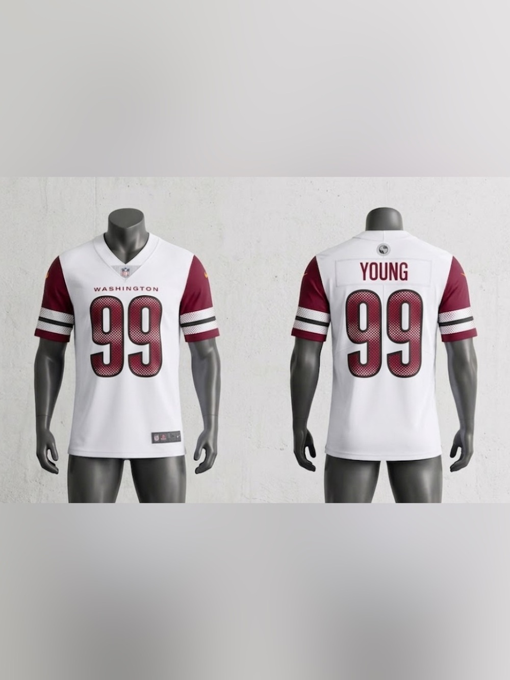 Chase Young Authentic Washington Commanders Nike Game Jersey - New with Tags